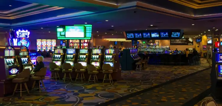casino floor slot machines table games