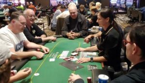rivers casino poker table